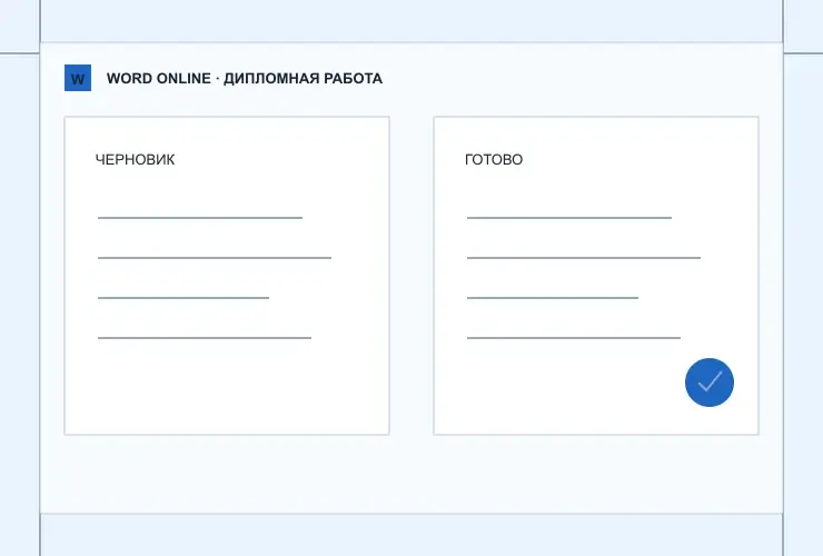 Дипломная работа: визуальная схема разделов документа